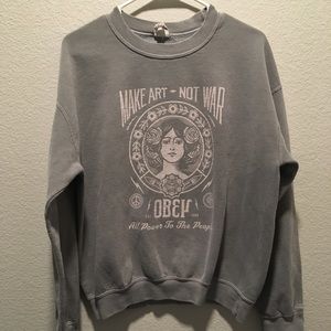 Obey Sweater “Make Art Not War”